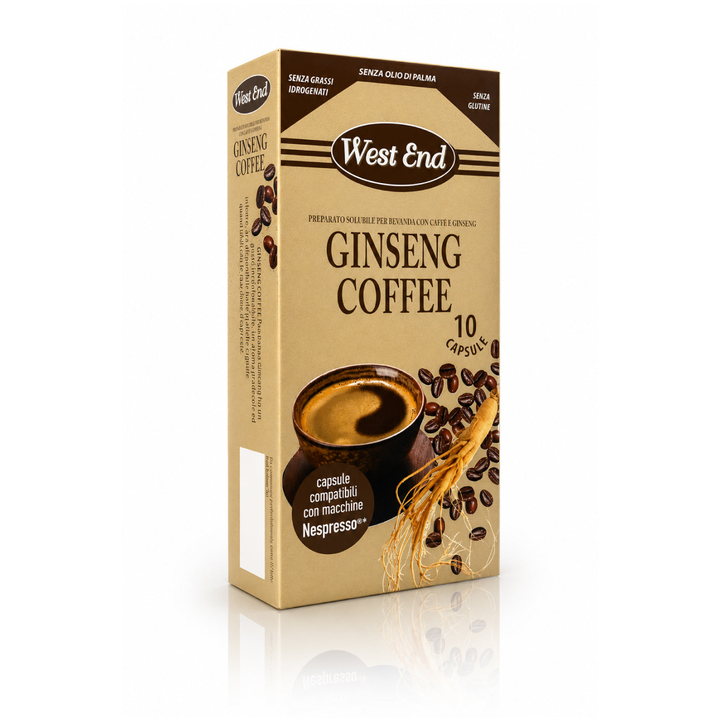 Ginseng-Kaffee Nespresso* ® kompatible Kapseln